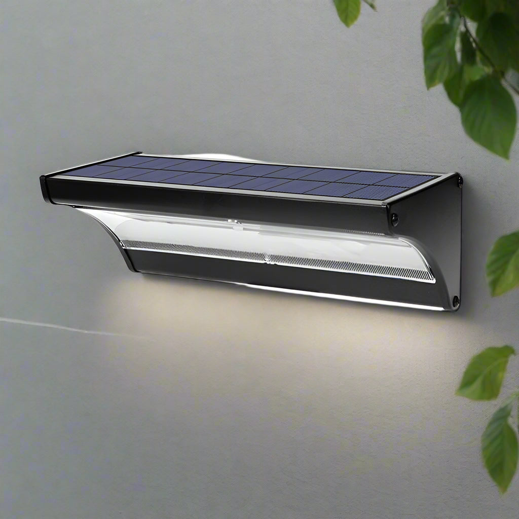 Image of Waterproof motion sensor solar wall lights with 60/48/24 LEDs for home security