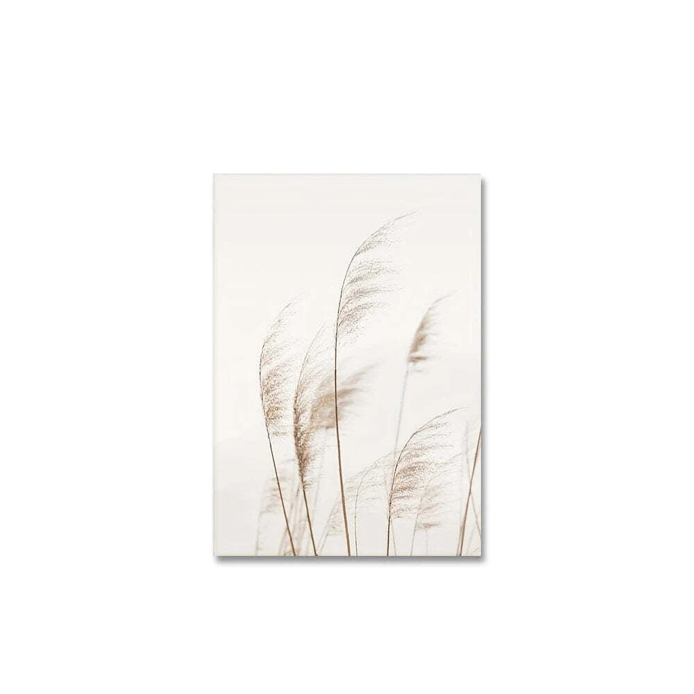 Image of White seascape canvas painting set for modern coastal decor