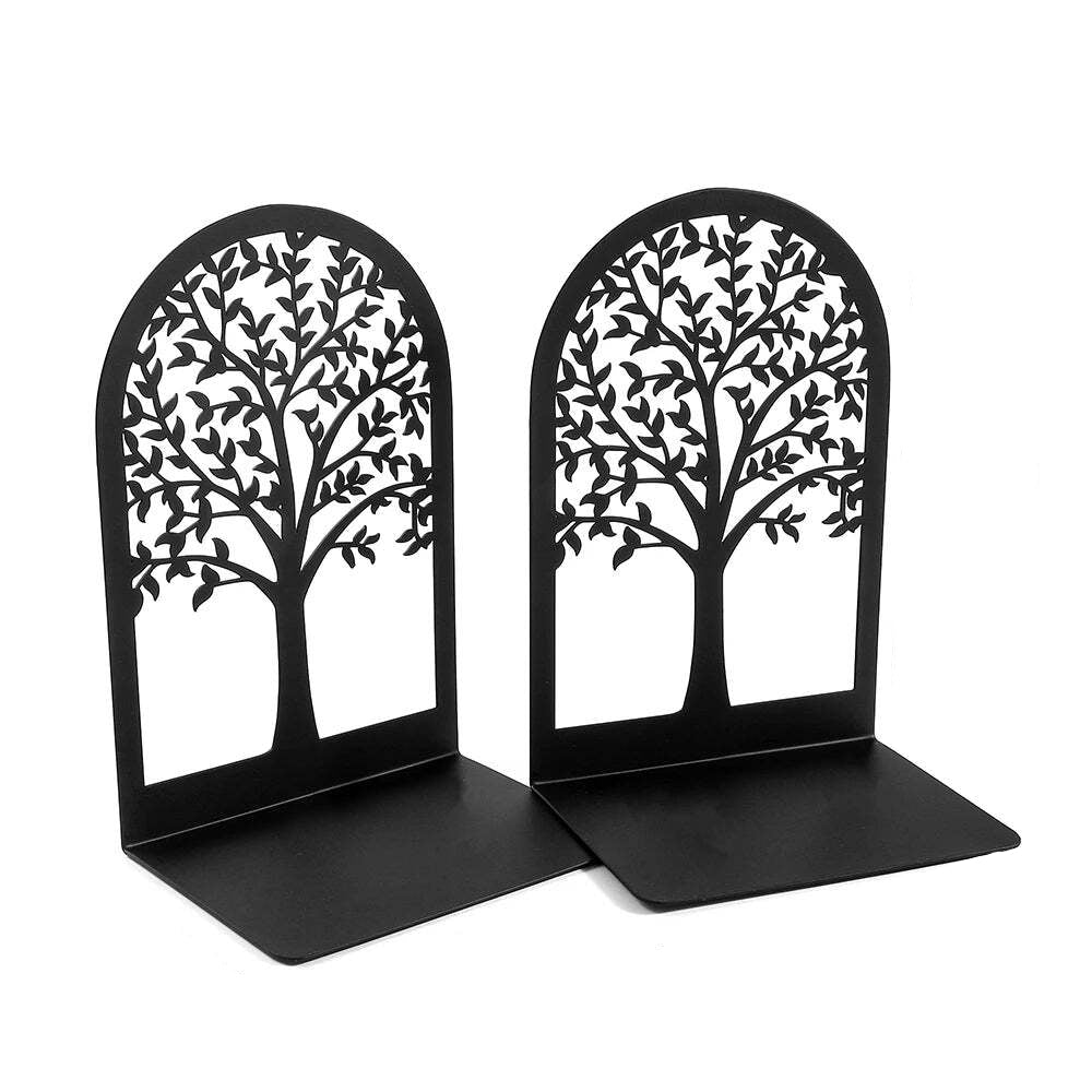 Image of White tree of life desktop bookends for home and office decor