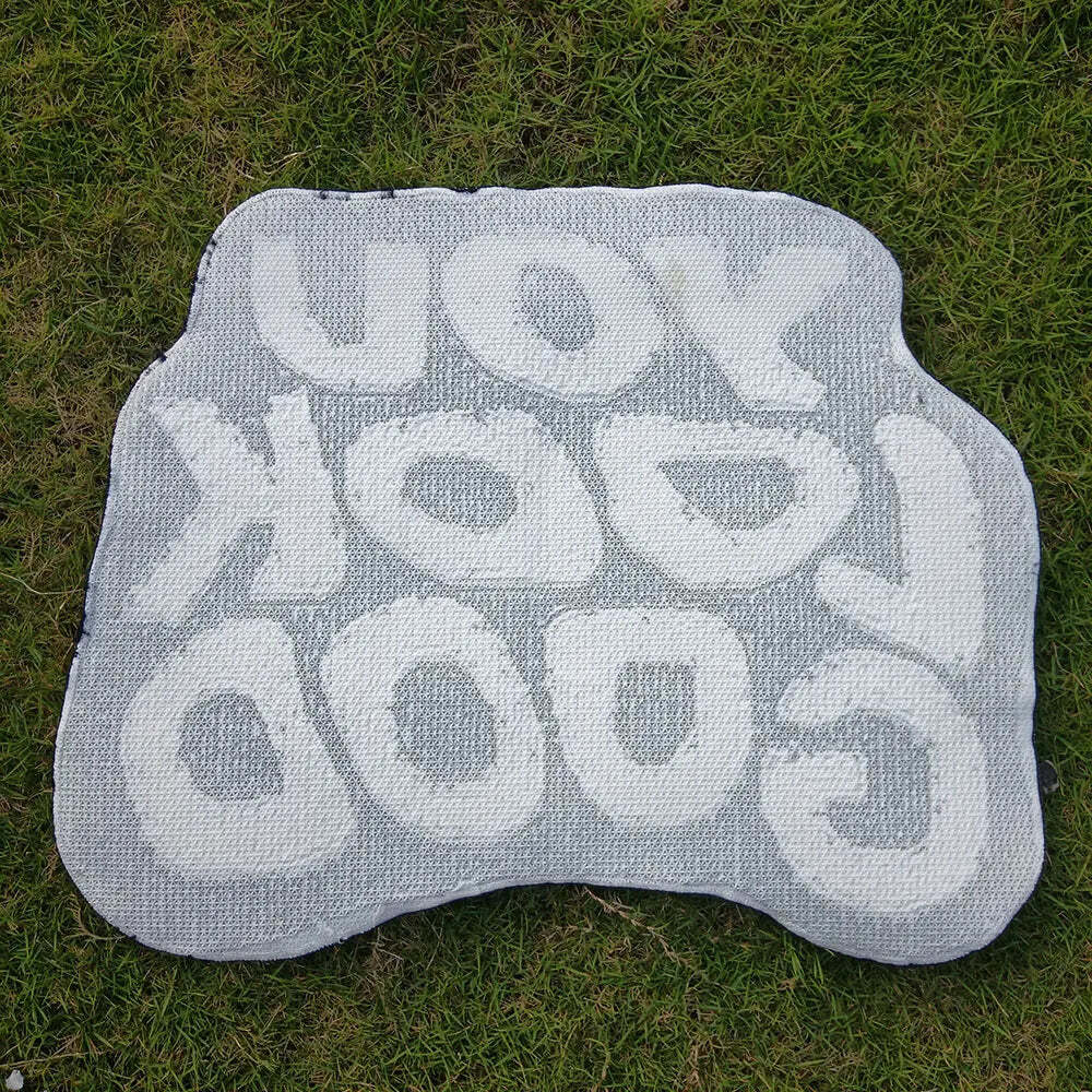 Image of You look good custom handmade rug for a cozy and fun home